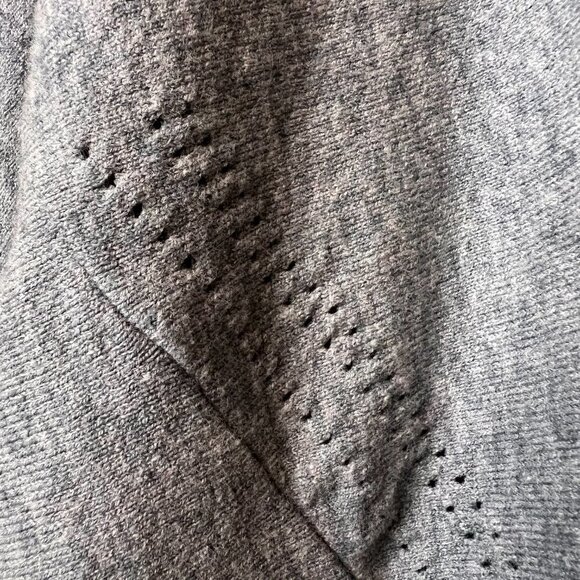 J Jill Sweater Size Large Faded Teal Long Sleeve Dolman Sleeve Knit 3/4 Sleeve - Picture 7 of 16